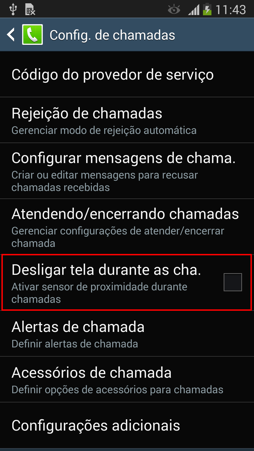Android 4.3: Como retirar o bloqueio da tela durante as chamadas