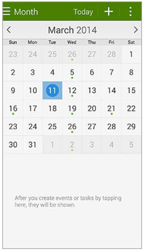 How Do I use the S Planner(calendar) app on my Samsung Galaxy S5