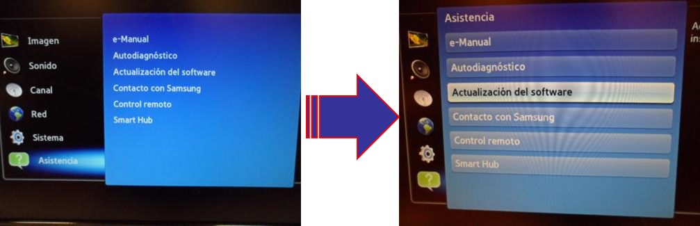 ¿Cómo actualizar mi televisor por USB?(SOLO SERIES C, D, E, F)