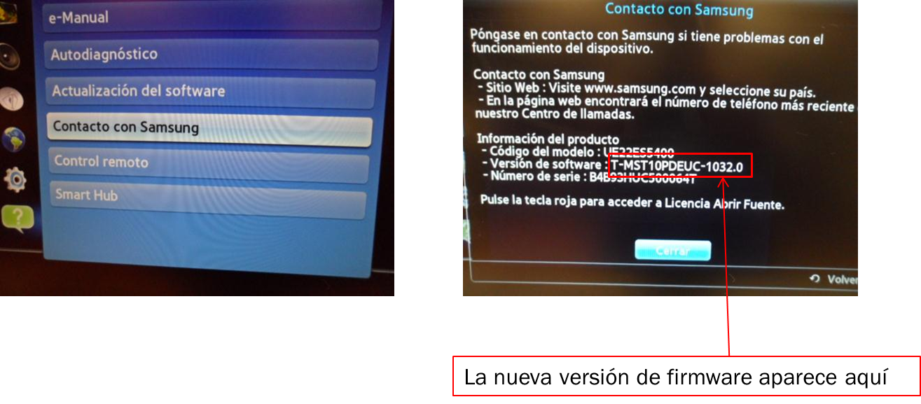 ¿Cómo actualizar mi televisor por USB?(SOLO SERIES C, D, E, F)