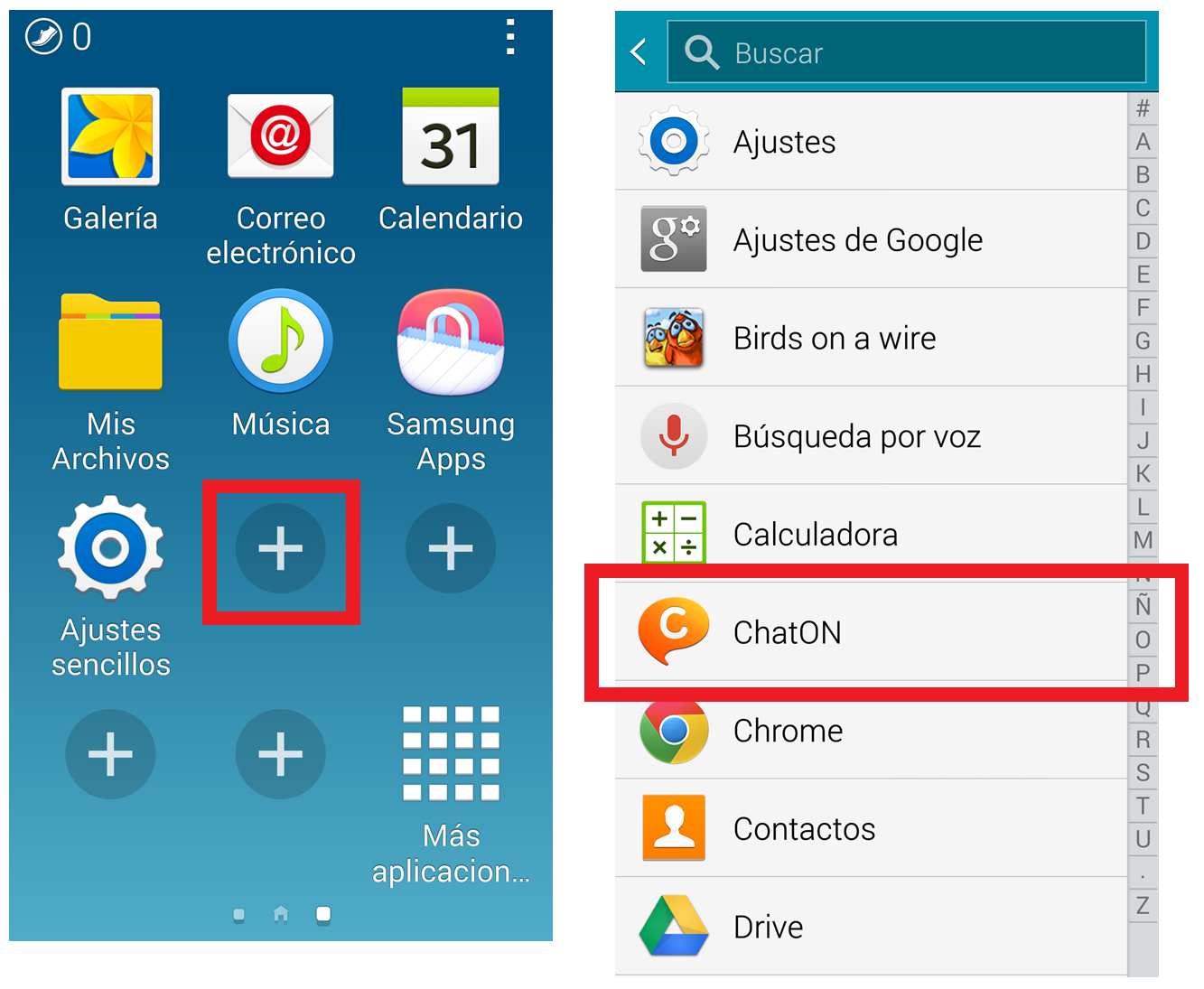 (Galaxy S5) Cómo utilizar el Modo Sencillo