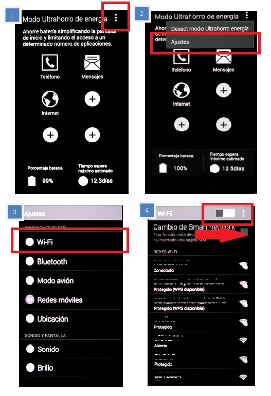 Galaxy S5: Ultrahorro de energía. ¿Cómo lo configuro?