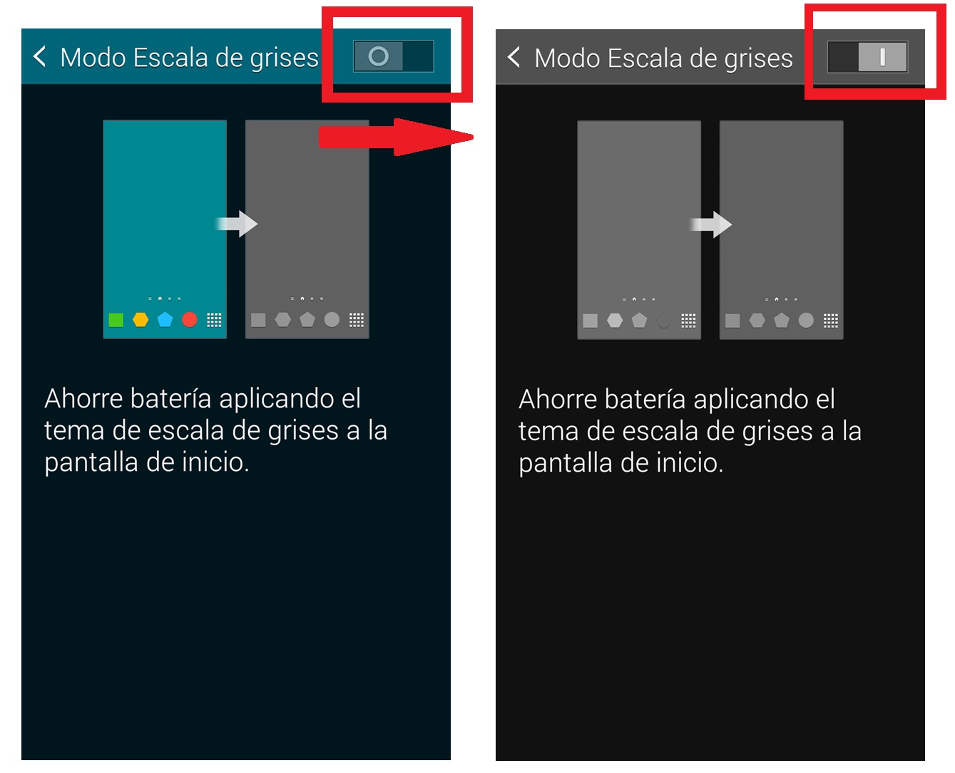 Galaxy S5: Ahorro de energía. ¿Cómo lo puedo configurar?