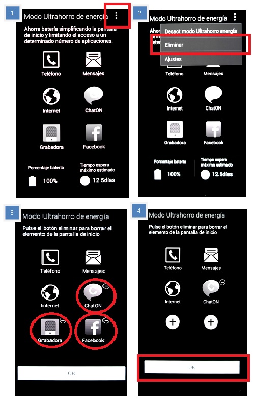 Galaxy S5: Ultrahorro de energía. ¿Cómo lo configuro?