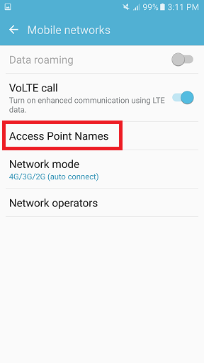 How to Reset APN Settings on Samsung Galaxy S7?