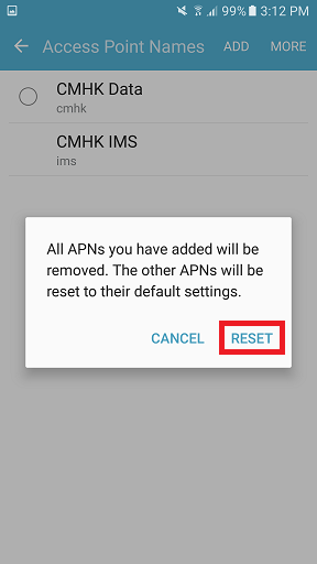 How to Reset APN Settings on Samsung Galaxy S7?