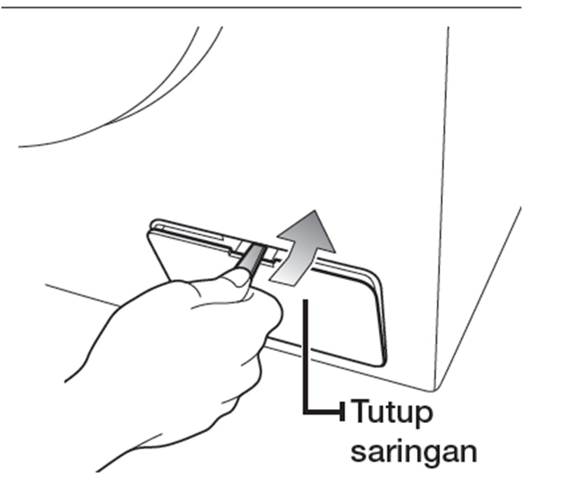 BAGAIMANA MENGURAS MESIN CUCI DALAM KEADAAN DARURAT :