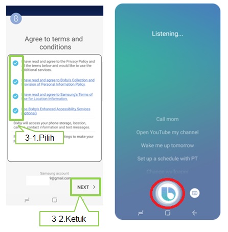 Cara mengatur Bixby Voice Note 8