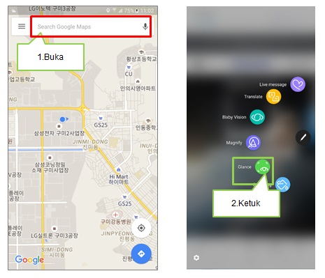 Bagaimana cara menggunakan fitur Glance pada Note 8?