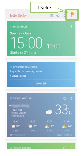 Bagaimana cara mengatur voice wake up pada Bixby Note 8?