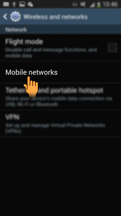 How to configure GPRS Settings in Samsung Galaxy S4(GT-I9500)?