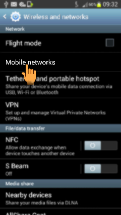 How to Reset APN Settings in Samsung Galaxy Note2 (GT-N7100)?