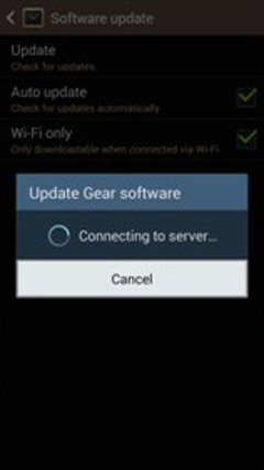 How to upgrade Samsung Galaxy Gear via FOTA?