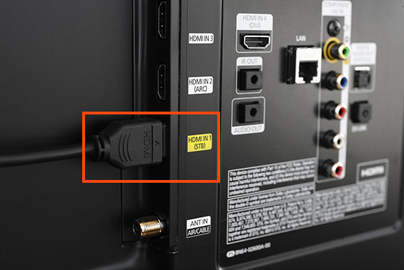 How To Connect Hdmi Cable In Samsung H Series Tv Samsung Support India 9955