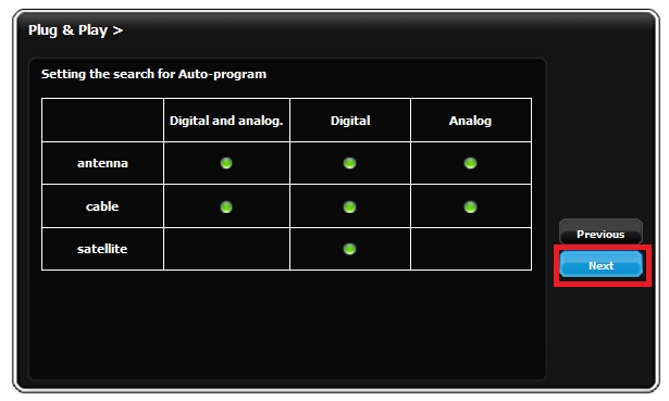 How to Tune channels when connected to a Antenna/Cable?