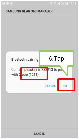 How do I connect the Samsung Gear 360 (2017) to a mobile device?