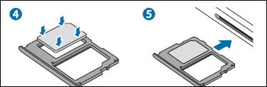 How do I install the SIM or USIM card on Galaxy J7 Pro Dual SIM models?