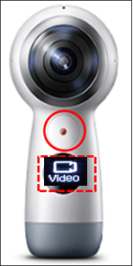 How do I record video on my Gear 360 (2017)?
