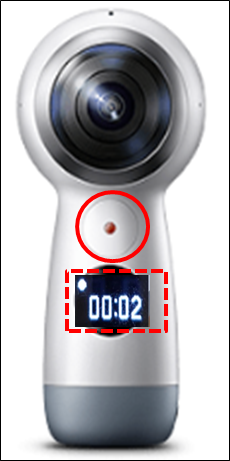 How do I record video on my Gear 360 (2017)?