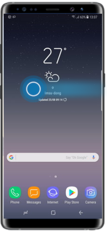 Open Apps Edge Panel