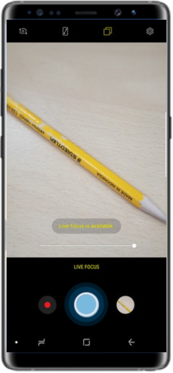 Tap Camera Icon