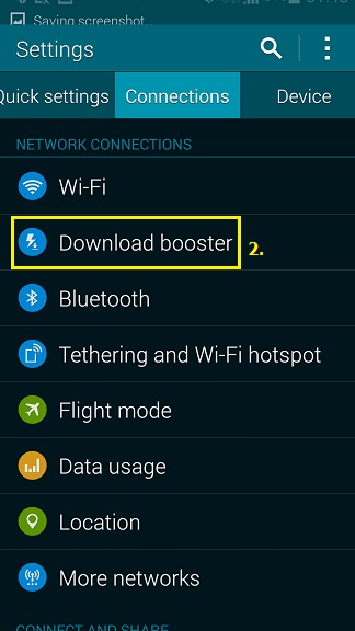 การใช้งานฟังก์ชั่น Download booster