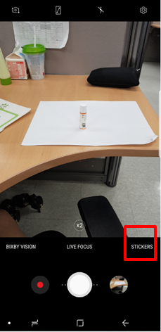 Galaxy Note 8 如何使用貼圖?