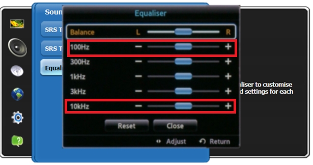 Problem with the TV Speakers