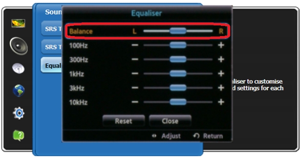 Problem with the TV Speakers