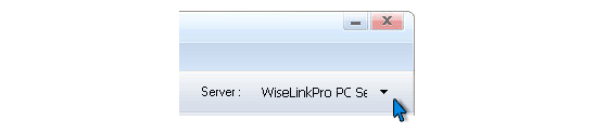 PC Share Manager > WiseLinkPro PC Server