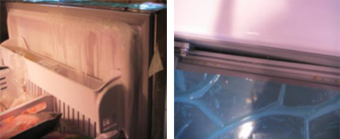 samsung refrigerator frost buildup in freezer