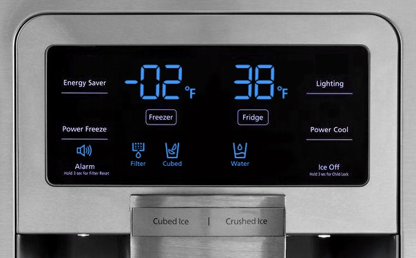 samsung fridge energy saver light