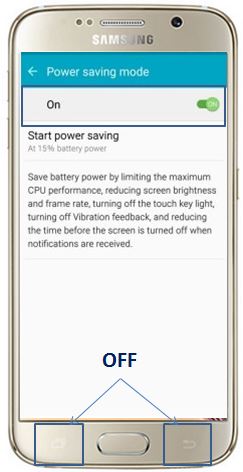 does turning off touch screen save battery