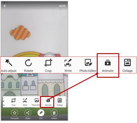 Galaxy S6 Edge Plus How To Make An Animated Photo In Gif Format Samsung Support Pk
