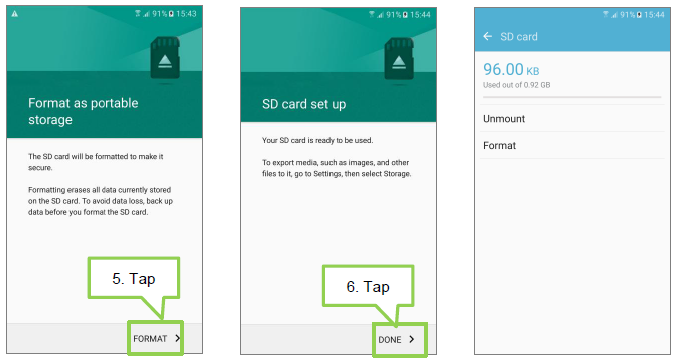 Galaxy S7 Flat/Edge: How do I format the memory card on my Galaxy S7? | Samsung Support Saudi Arabia