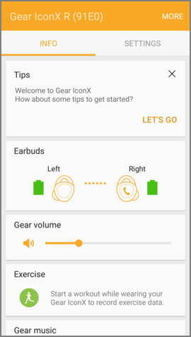 gear iconx battery life