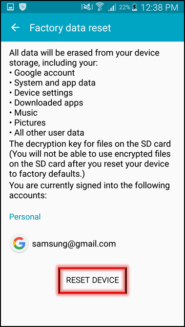 How To Format Phone Samsung How to perform a Factory Data Reset on my Mobile device
