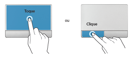 clicar touchpad