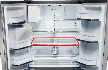 Samsung French Door Refrigerator, How To Put Fridge Shelves Back In