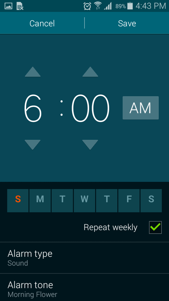 Galaxy Core How do I set alarms on my device? Samsung CA