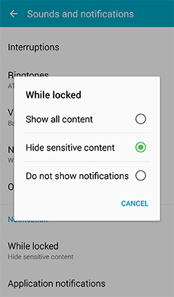 how to turn off email notifications on samsung galaxy s5