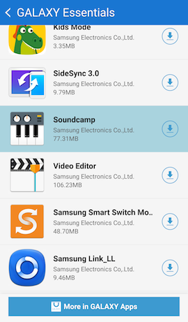 download samsung soundcamp app
