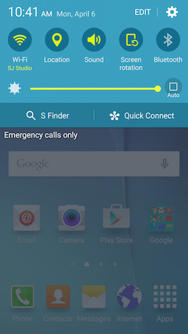 Galaxy S6 - Adjust Screen Brightness and Timeout (SM-G920W8) | Samsung ...