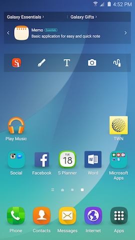 galaxy essential apps