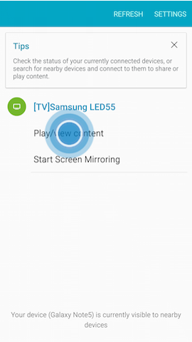 samsung quick connect not working
