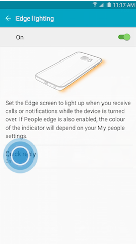 does galaxy s6 have smart scroll
