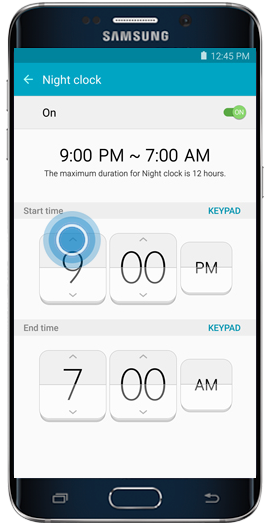 galaxy s6 active timer app