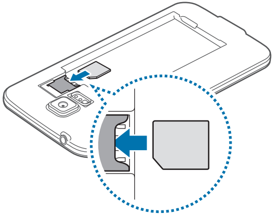 placard To emphasize Facilitate Galaxy S5 Neo - Insert a Micro SIM Card or Remove it (SM-G903W) | Samsung  Canada