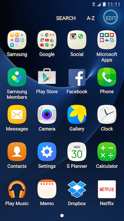 samsung galaxy s7 apps