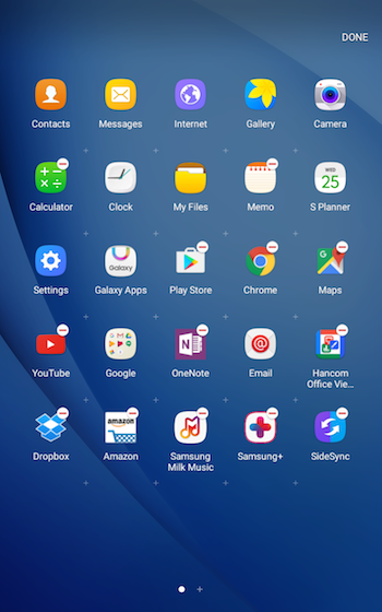 samsung galaxy tab app